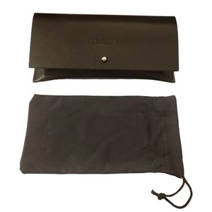 Rag & Bone Black Eye Glasses Semi-Soft Case and Storage Pouch NWOT